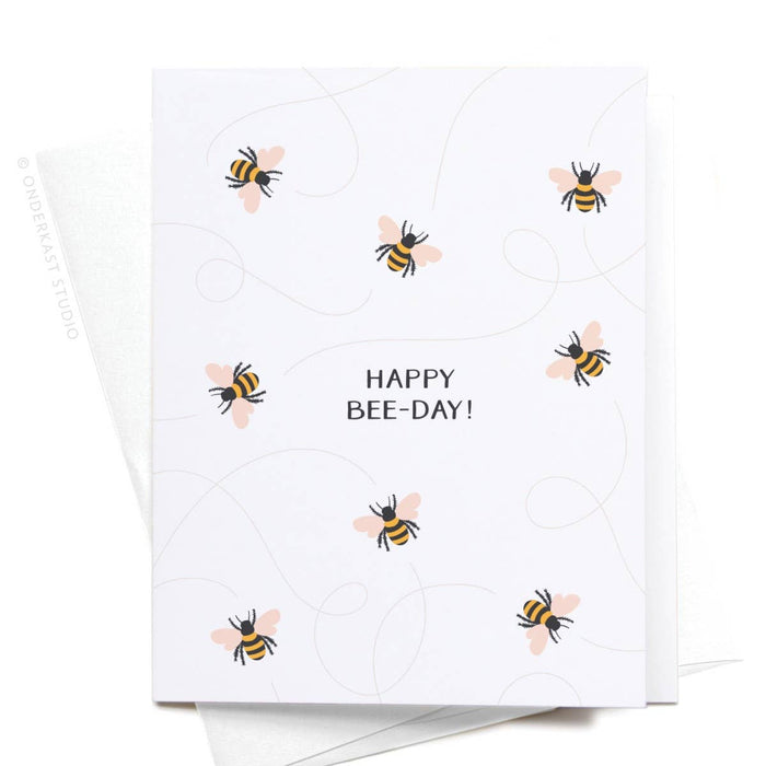 onderkast studio - Happy Bee-day! Greeting Card
