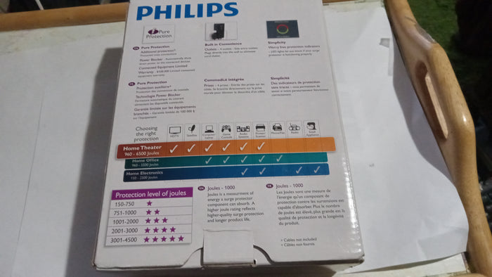 Phillips Home Theater Surge Protector NEW