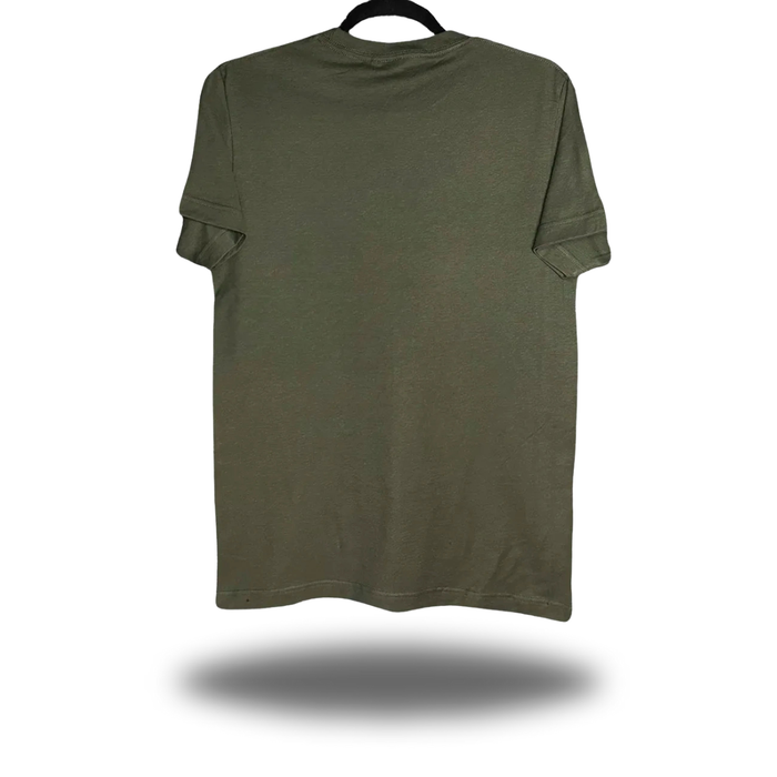 POWERED COFFEE MILITARY GREEN CLASSIC TEE