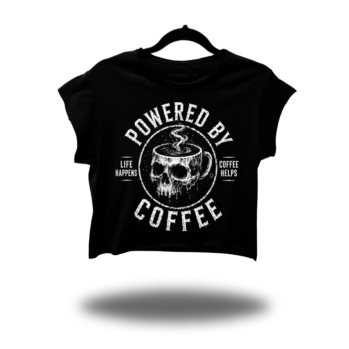 POWERED COFFEE MUSCLE CROP TOP
