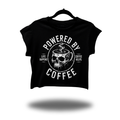 POWERED COFFEE MUSCLE CROP TOP