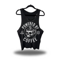 POWERED COFFEE SCOOP NECK STRINGER TANK TOP