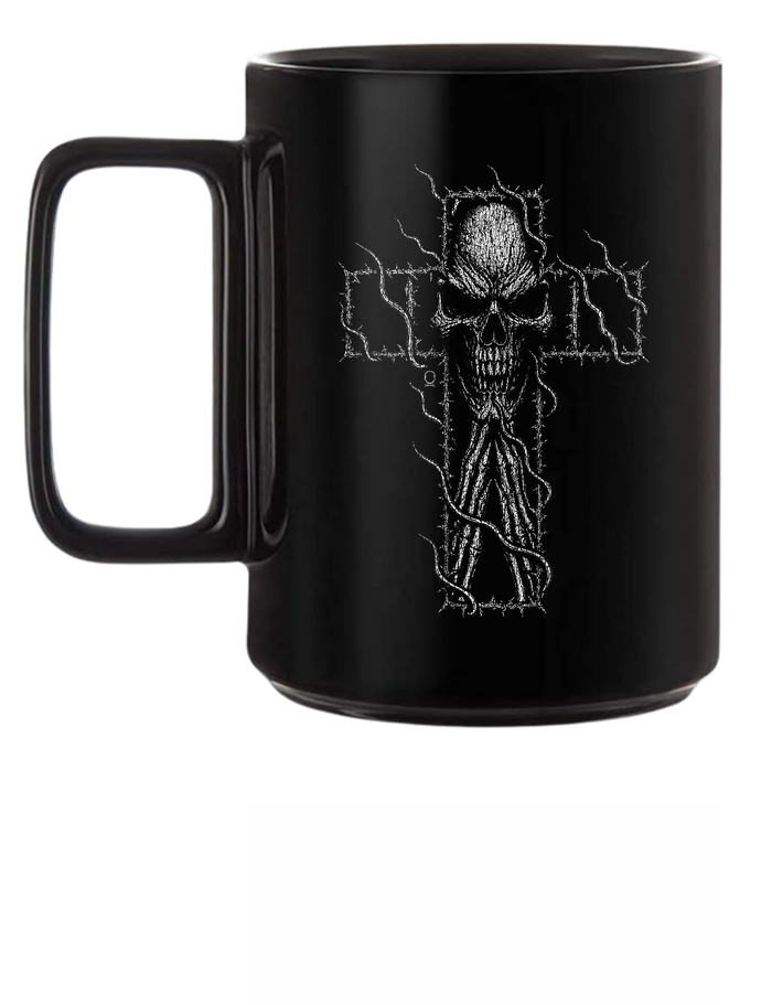 PRAYING CROSS COFFEE MUG