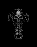 PRAYING CROSS DECAL