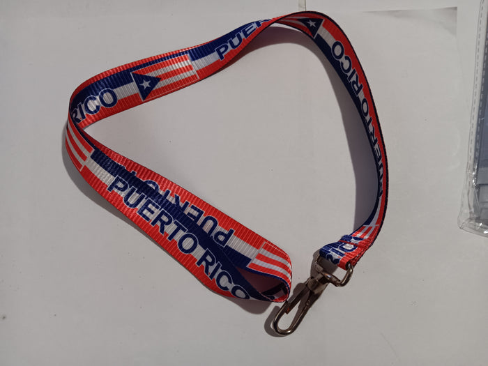 Puerto Rico BUNDLE Lanyard + 3x5 Flag