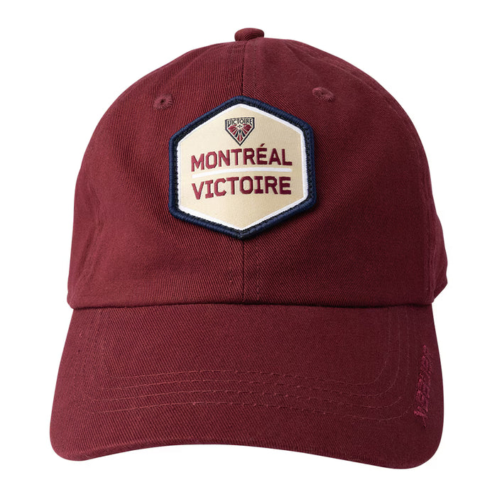 PWHL Montreal Victoire Bauer Curve Brim Snapback Adjustable Twill hat