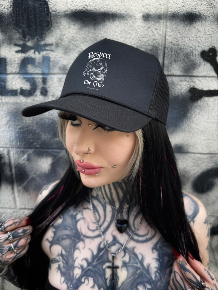 RESPECT OG CURVED BILL BLACK HAT