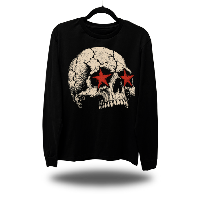STAR SKULL LONG SLEEVE TEE