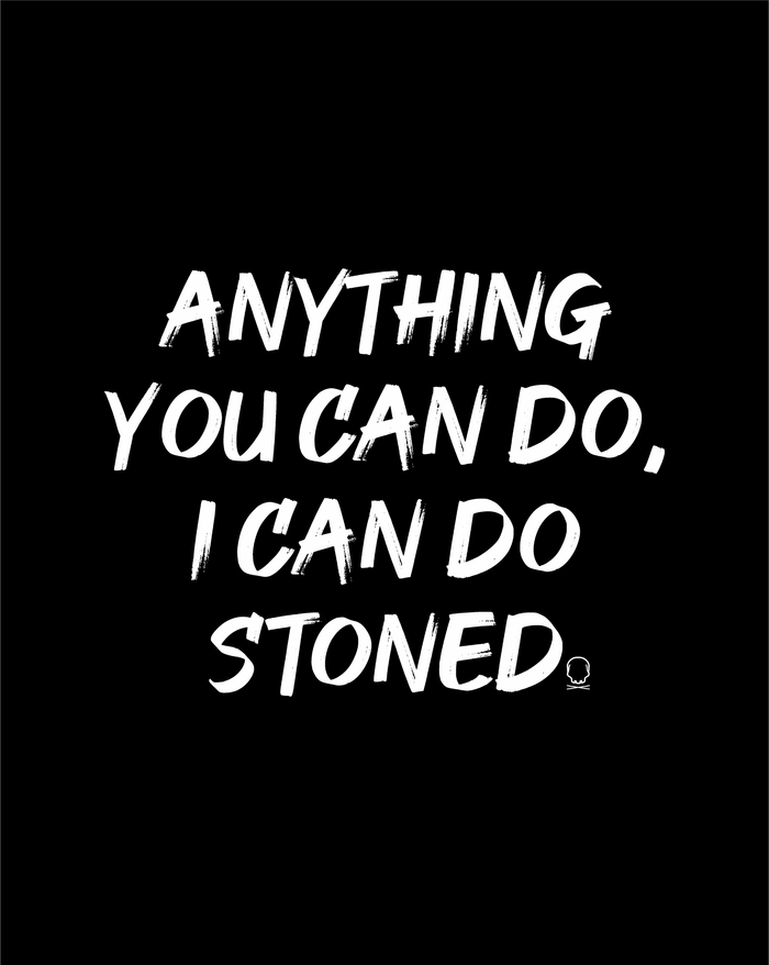 STONED DECAL