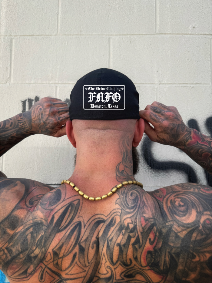 TDC FAFO BACK STYLE FLEXFIT COTTON HAT