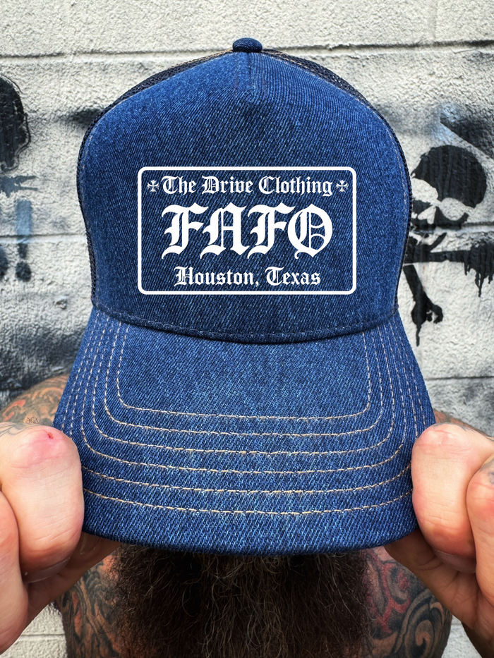 TDC FAFO DENIM CURVED BILL HAT