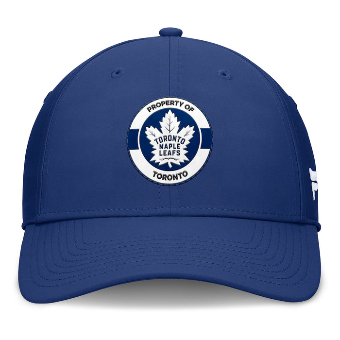 Toronto Maple Leafs Property of Fanatics Authentic Pro Rink Adjustable Stretch-Fit Hat