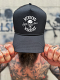 WEEKEND WARRIORS CURVED BILL BLACK HAT
