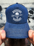 WEEKEND WARRIORS DENIM CURVED BILL HAT