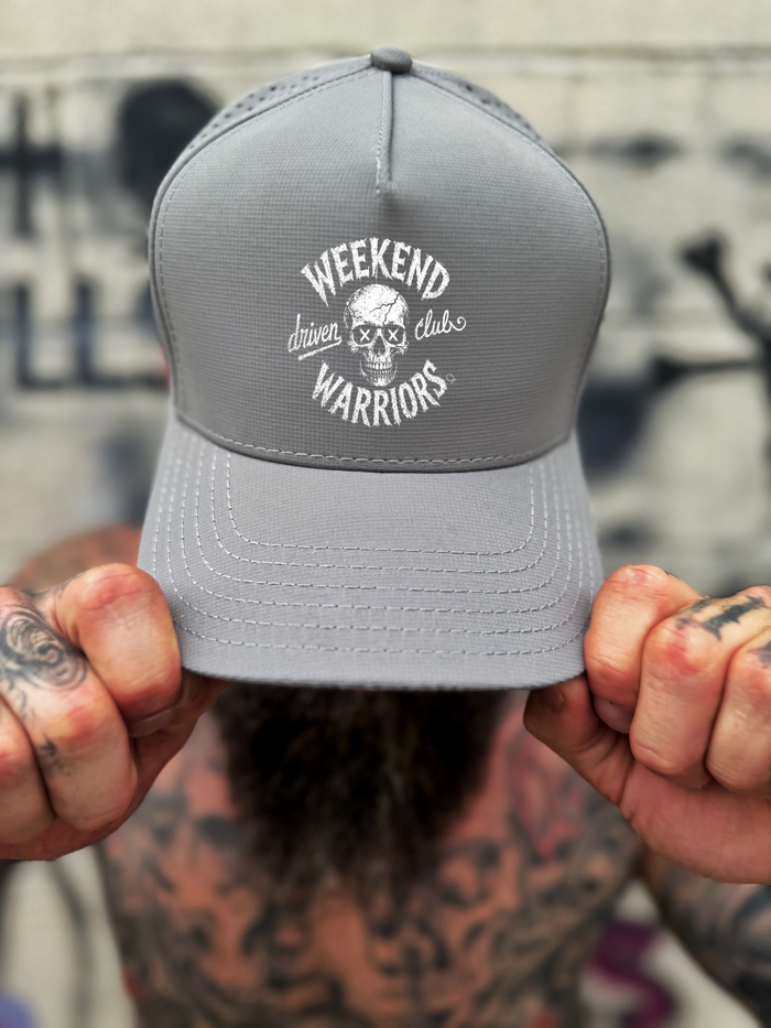 WEEKEND WARRIORS GRAY PERFORMANCE HAT