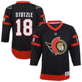 Youth Ottawa Senators Tim Stutzle #18 Home Replica Jersey - Black