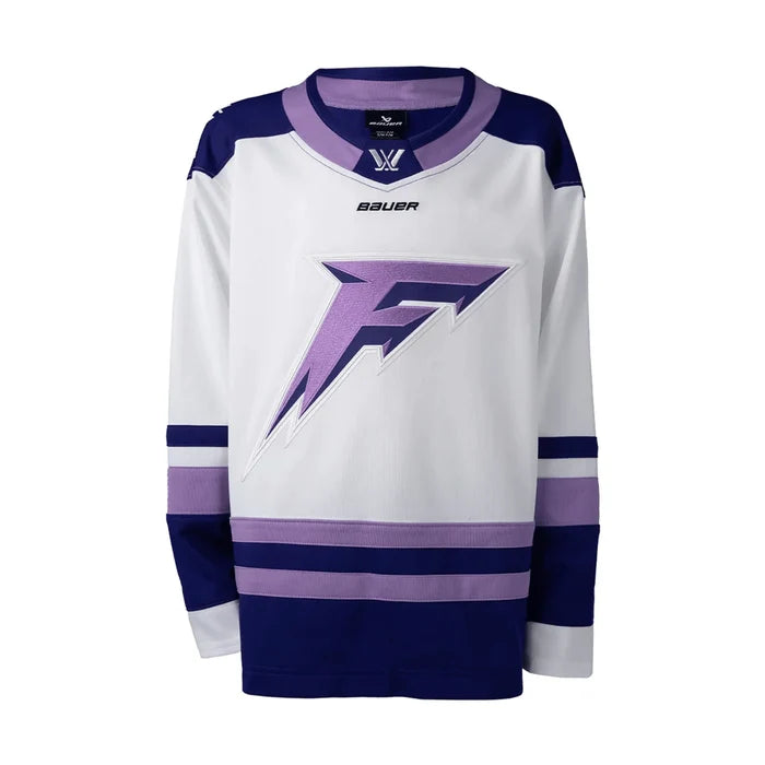 Youth PWHL Minnesota Frost Bauer Replica Away Hockey Jersey